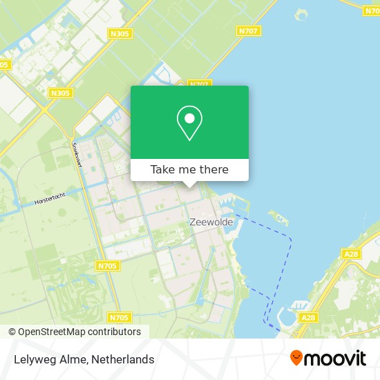 Lelyweg Alme map