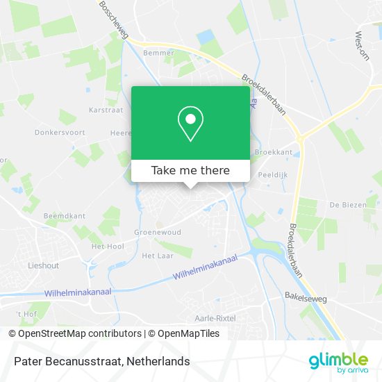 Pater Becanusstraat map