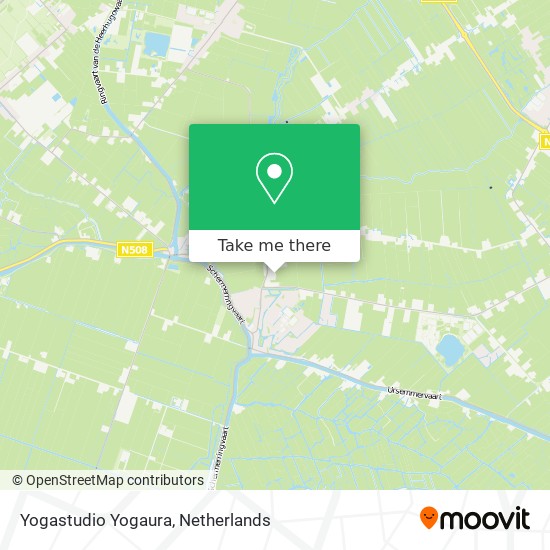 Yogastudio Yogaura map