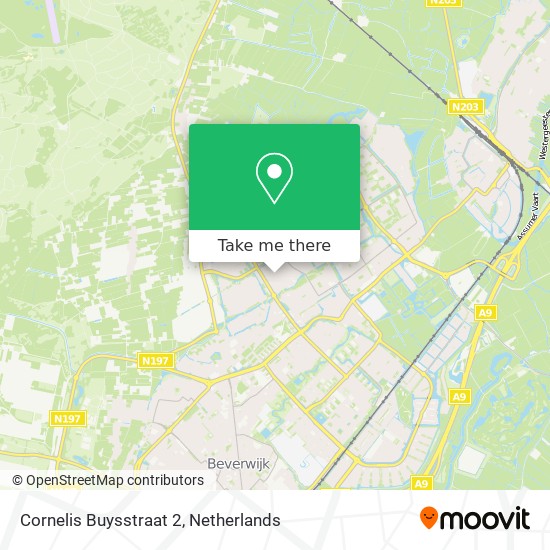 Cornelis Buysstraat 2 map