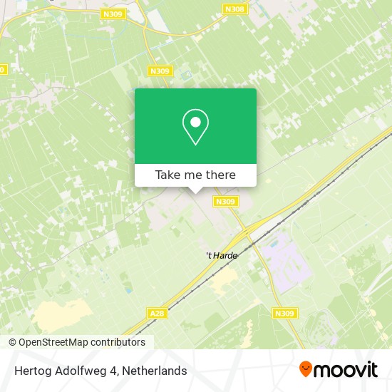 Hertog Adolfweg 4 map