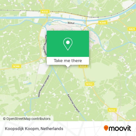 Koopsdijk Koopm map