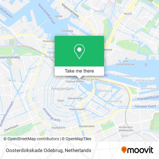 Oosterdokskade Odebrug map