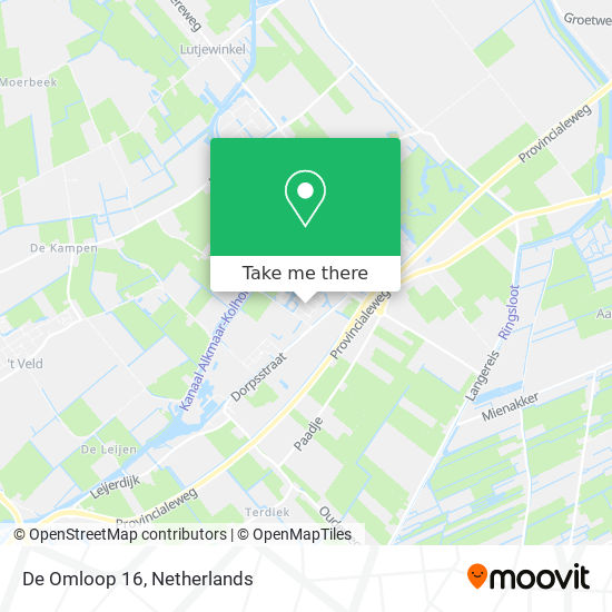 De Omloop 16 map