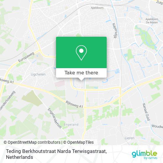 Teding Berkhoutstraat Narda Terwisgastraat Karte