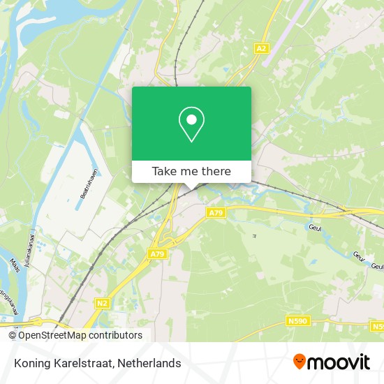 Koning Karelstraat map