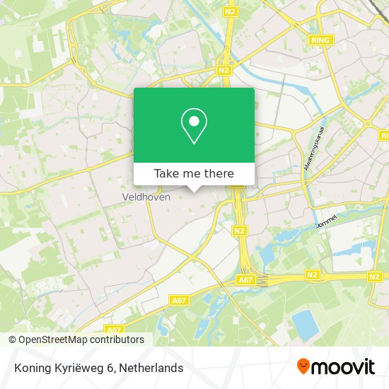 Koning Kyriëweg 6 map