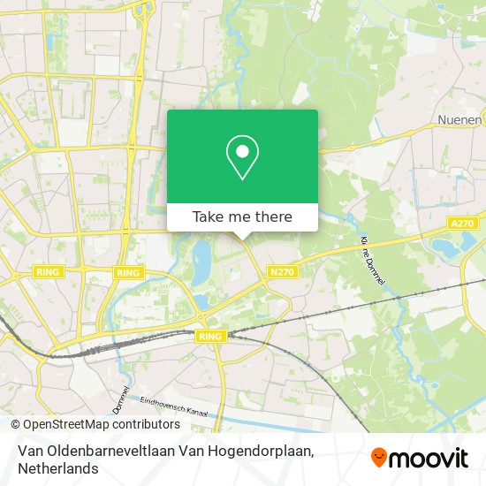 Van Oldenbarneveltlaan Van Hogendorplaan Karte