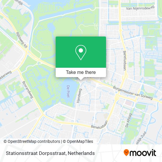 Stationsstraat Dorpsstraat map