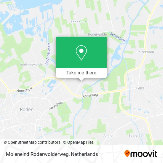 Moleneind Roderwolderweg map