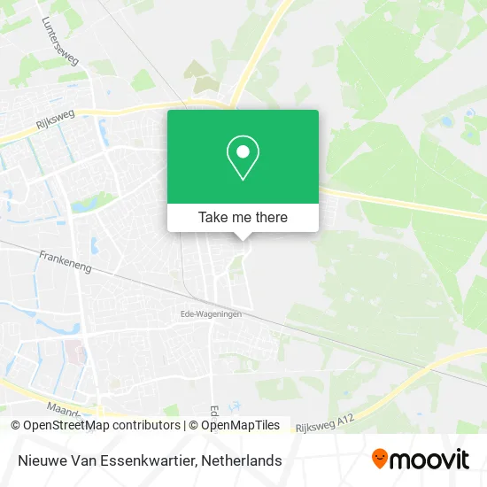 Nieuwe Van Essenkwartier map