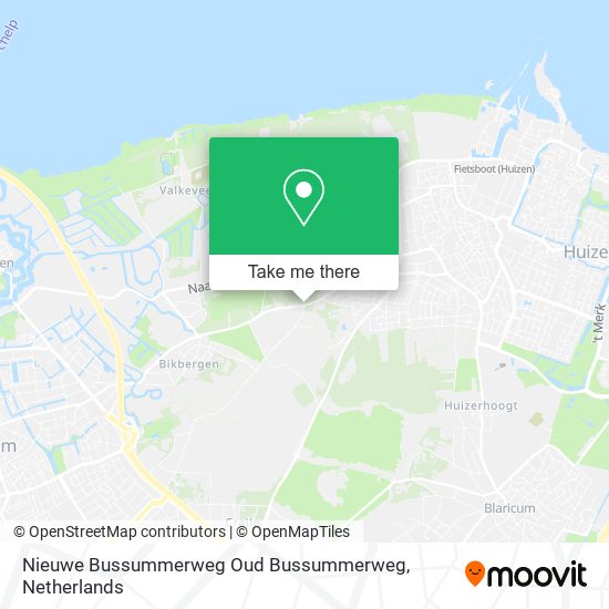 Nieuwe Bussummerweg Oud Bussummerweg map