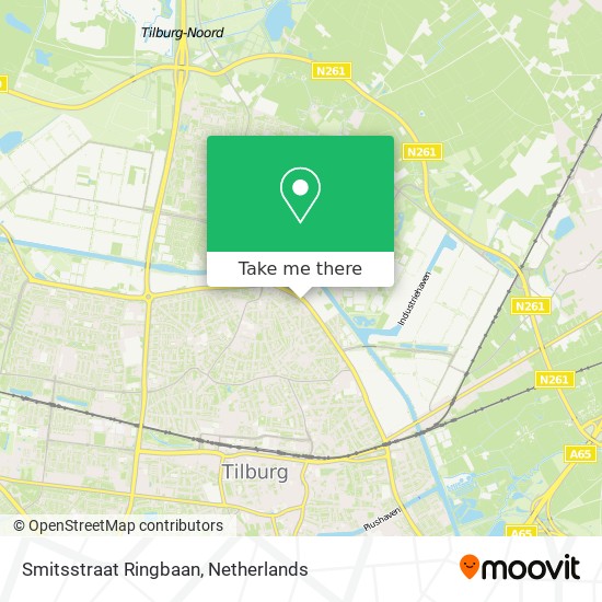 Smitsstraat Ringbaan map