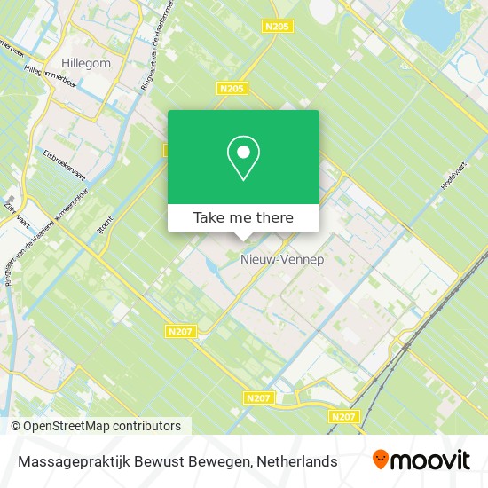 Massagepraktijk Bewust Bewegen map