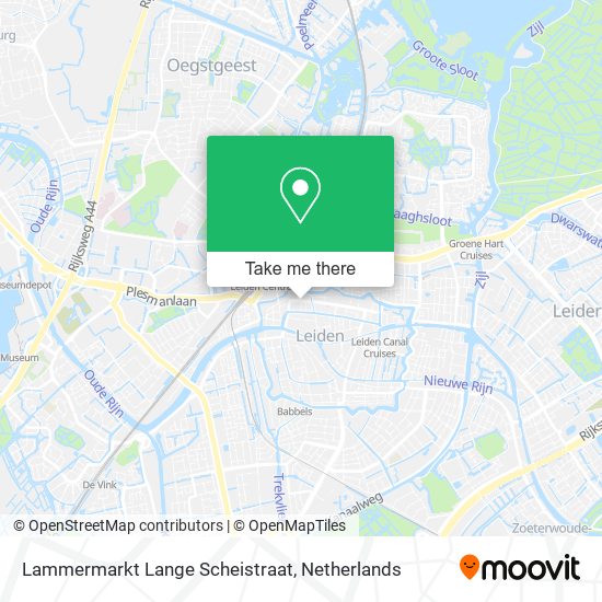 Lammermarkt Lange Scheistraat Karte