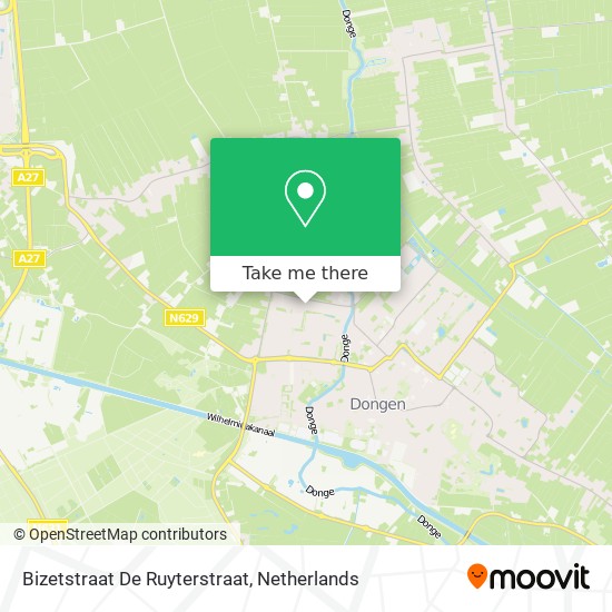 Bizetstraat De Ruyterstraat map