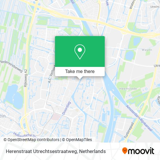 Herenstraat Utrechtsestraatweg Karte