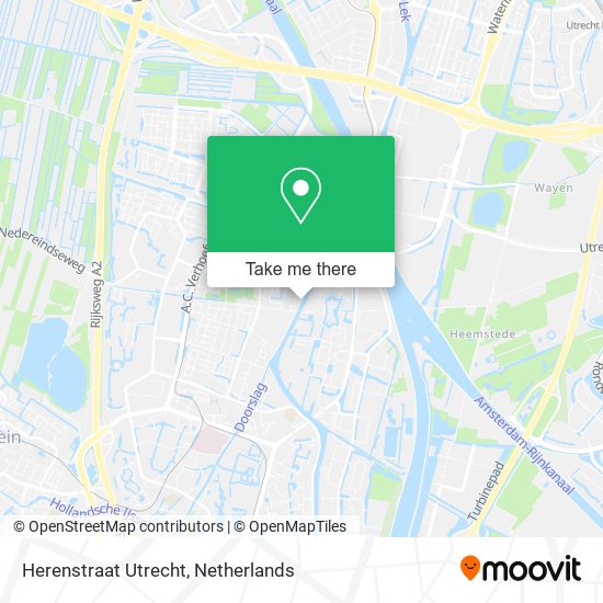 Herenstraat Utrecht Karte