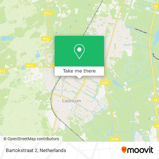 Bartokstraat 2 map