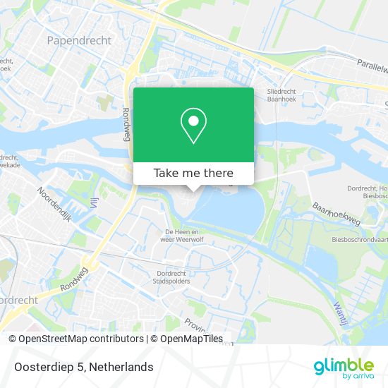 Oosterdiep 5 map