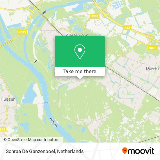 Schraa De Ganzenpoel map