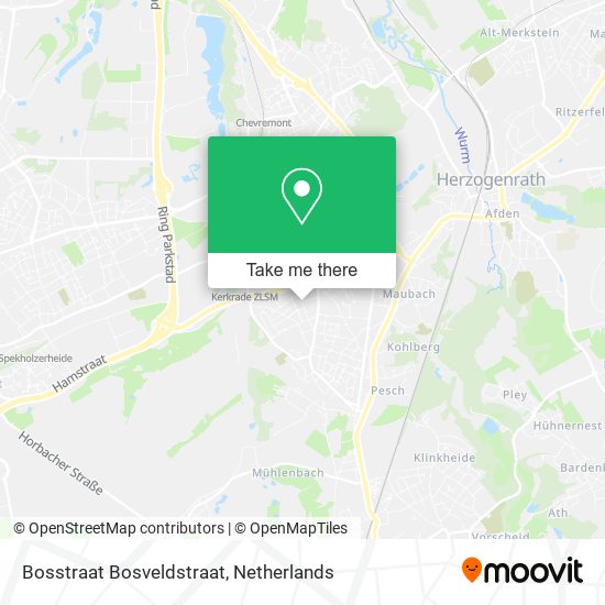 Bosstraat Bosveldstraat map