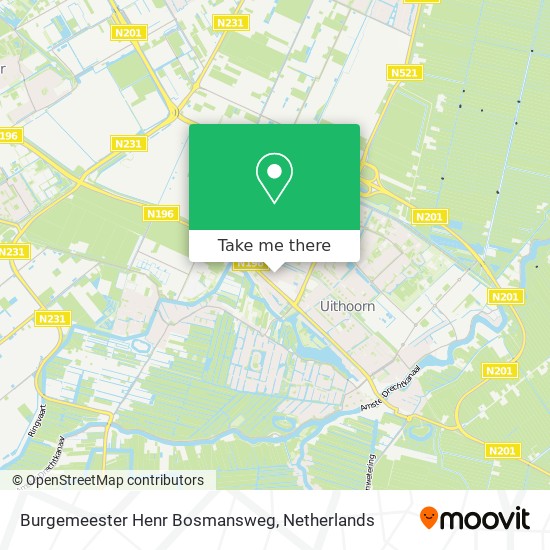 Burgemeester Henr Bosmansweg map