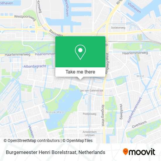 Burgemeester Henri Borelstraat map