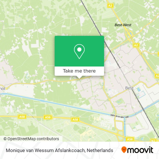 Monique van Wessum Afslankcoach map