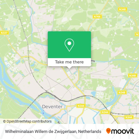 Wilhelminalaan Willem de Zwijgerlaan Karte