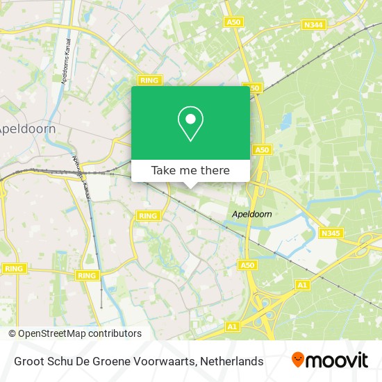 Groot Schu De Groene Voorwaarts map