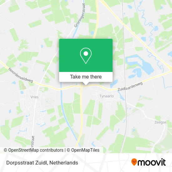 Dorpsstraat Zuidl map