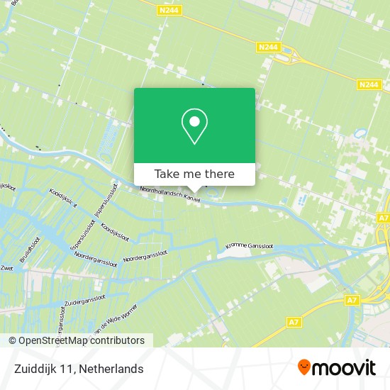 Zuiddijk 11 map