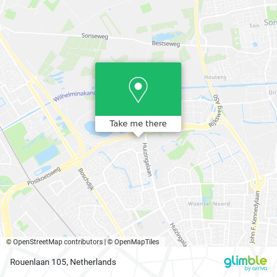 Rouenlaan 105 map