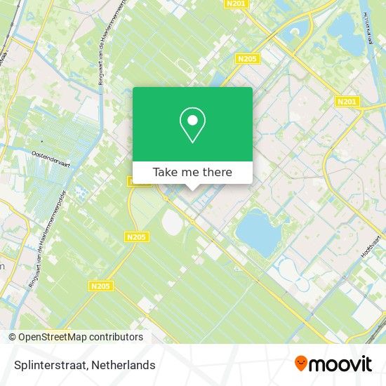 Splinterstraat map