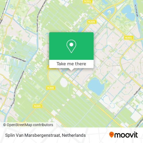 Splin Van Marsbergenstraat map