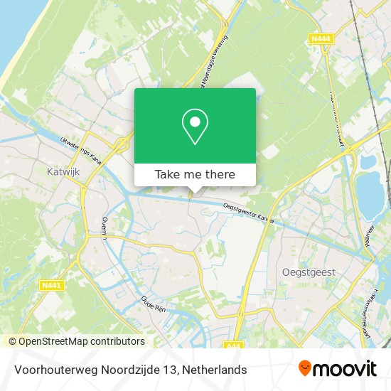 Voorhouterweg Noordzijde 13 Karte