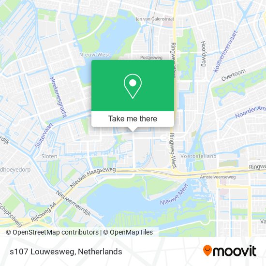 s107 Louwesweg map