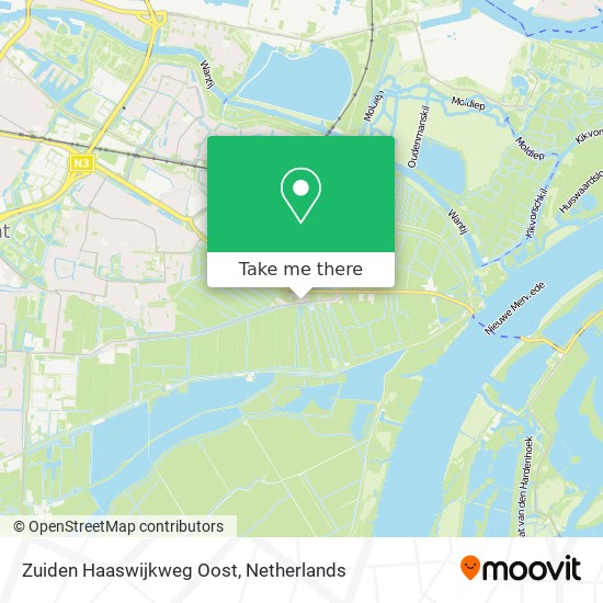 Zuiden Haaswijkweg Oost map