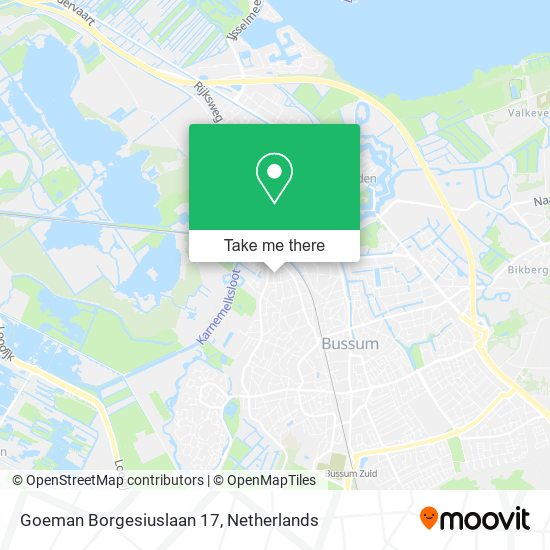 Goeman Borgesiuslaan 17 map