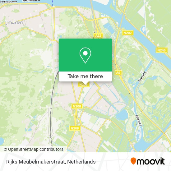 Rijks Meubelmakerstraat map