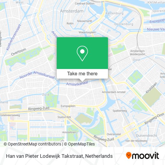 Han van Pieter Lodewijk Takstraat map