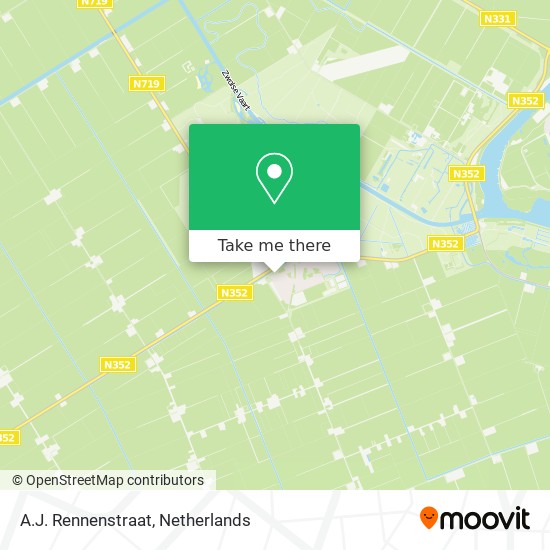 A.J. Rennenstraat map