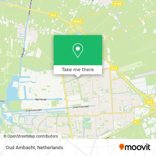 Oud Ambacht map