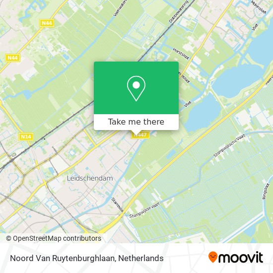 Noord Van Ruytenburghlaan Karte