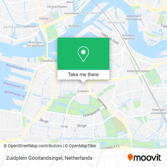 Zuidplein Gooilandsingel map