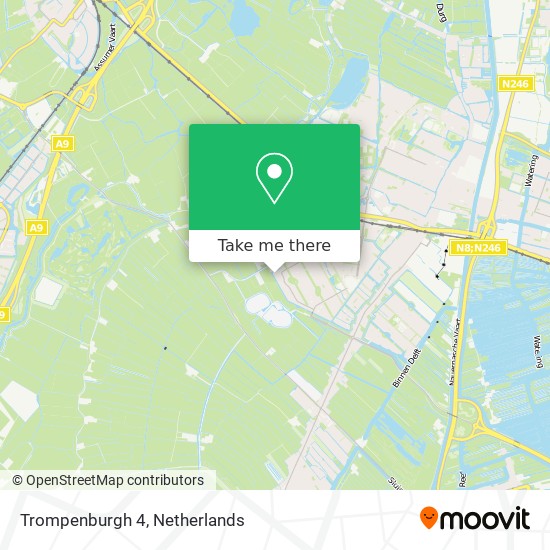Trompenburgh 4 map