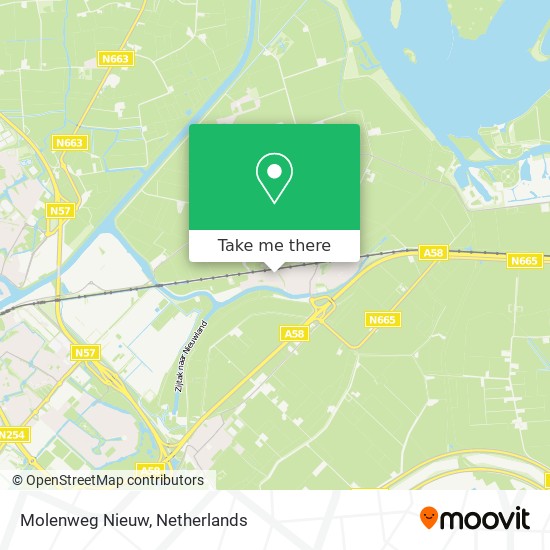 Molenweg Nieuw map