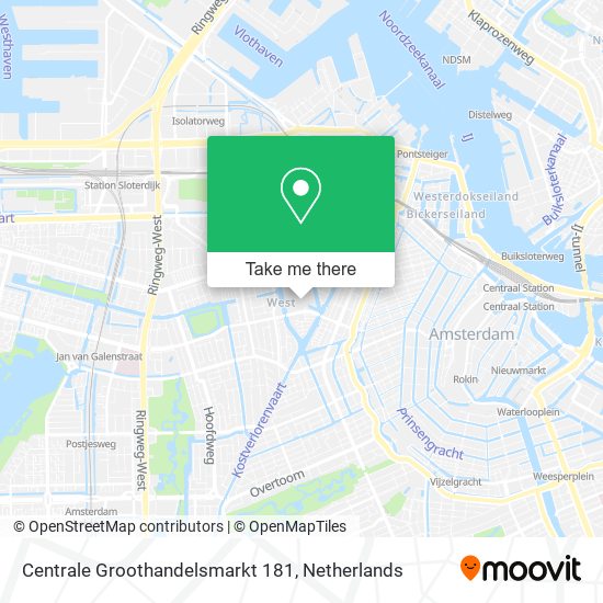 Centrale Groothandelsmarkt 181 map