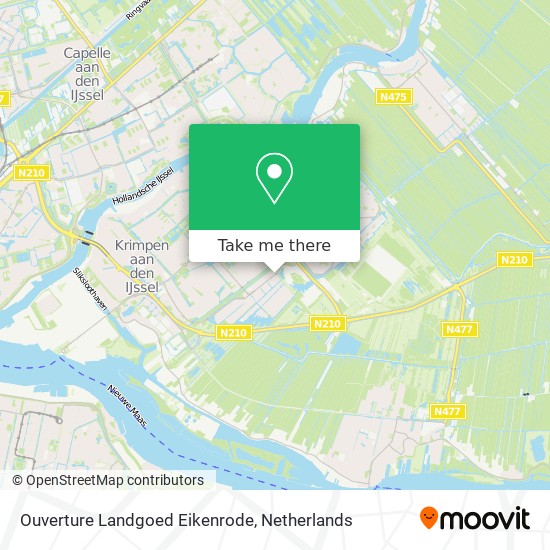 Ouverture Landgoed Eikenrode map